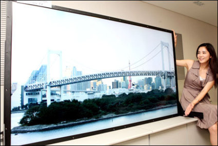 Samsung LCD televisie van 82 inch