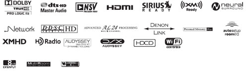 denon-avr4810-ci-av-receiver-logos