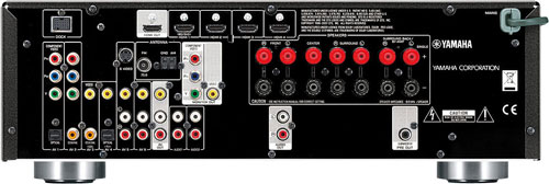 yamaha-rx-v567-av-receiver-aansluitingen Achterkant van de Yamaha RX-V567 AV receiver